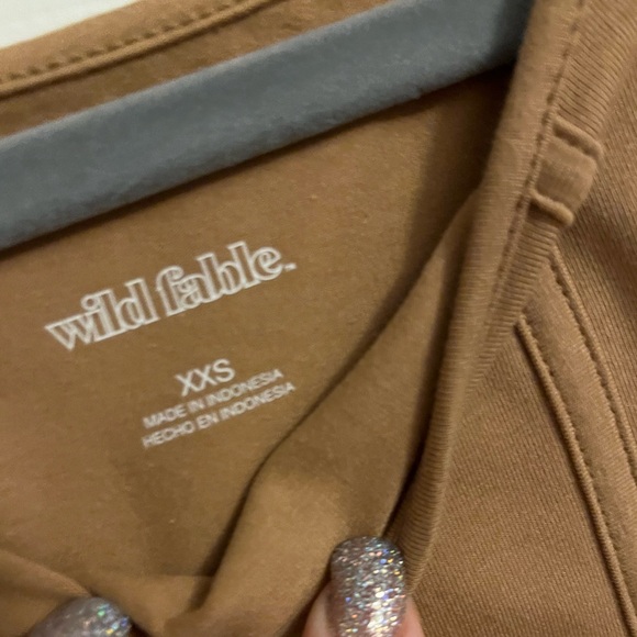 Wild Fable Brown Sleeveless Bodycon Mini Dress - Picture 3 of 5